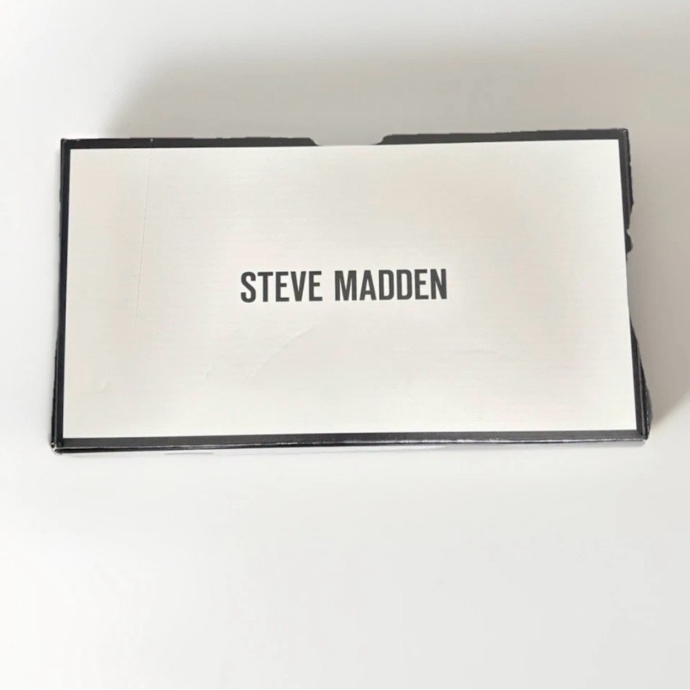 Steven Madden Priya Black/Gold Mule Women’s Heel